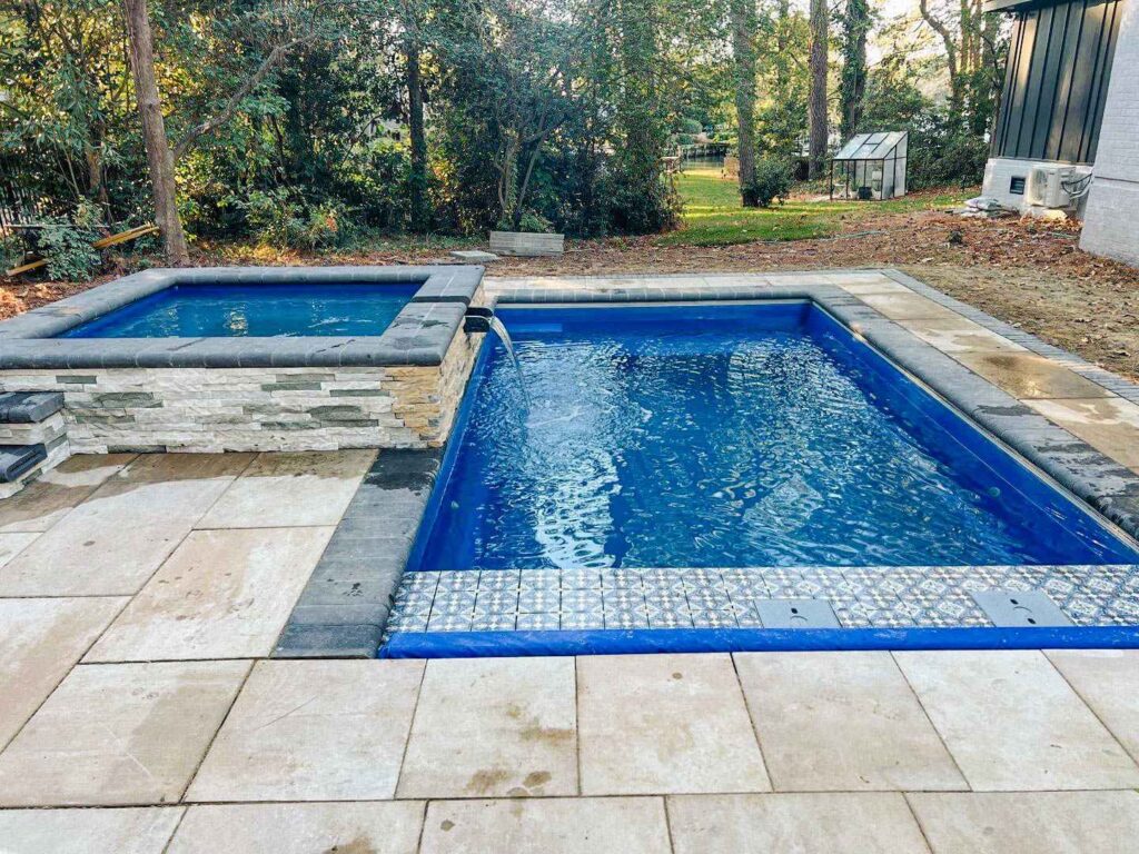 PoolForce - Pamela Pl, Norfolk, VA - Inground Pools Slope